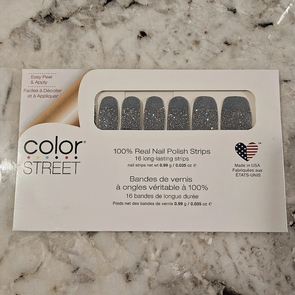 Color Street Sparkling Nail Strips-Retired Nightlife - Picture 1 of 4